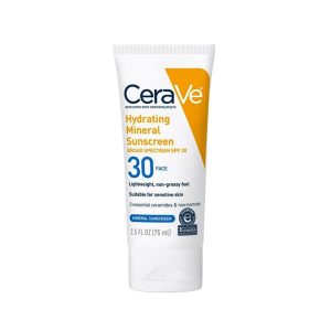 Cerave Hydrating Mineral Sunscreen Broad Spectrum SPF 30 Face(75ml)